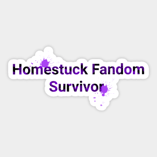 Homestuck Fandom Survivor Sticker